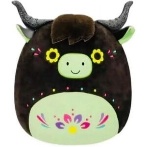 Squishmallows Halloween Day of the Dead Catrina the Cow